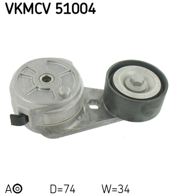 SKF VKMCV 51004 Rullo tenditore, Cinghia Poly-V